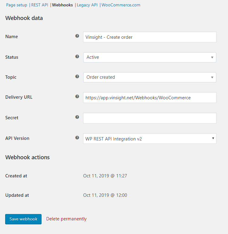 Vinsight Documentation Woocommerce Vinsight Documentation 0580